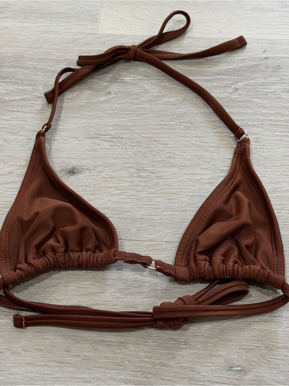 wild fable Brown Triangle Bikini Top